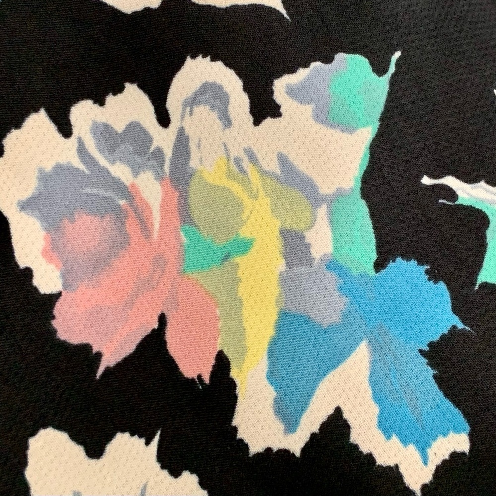 OASIS Floral Crepe Colorful Mini Skirt - Picture 6 of 14